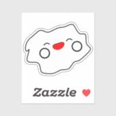 Autocollant vinyle nuage bébé Kawaii (Feuille)
