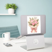 Autocollant vinyle personnalisé créatif (Ordinateur portable sur le bureau)