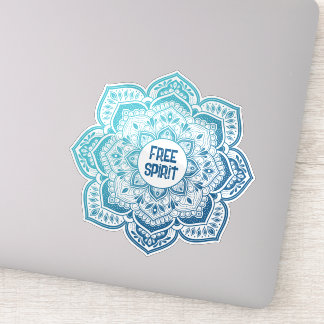 Autocollant vinyle personnalisé Eira Mandala sur m