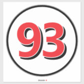 Autocollant vinyle pour les rallyes (Feuille)