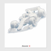 Autocollant vinyle Real cloud racer de (Feuille)