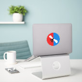 Autocollant vinyle SCA Saint Félix (Ordinateur portable sur le bureau)