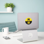 Autocollant vinyle SCA Schattentor (Ordinateur portable sur le bureau)