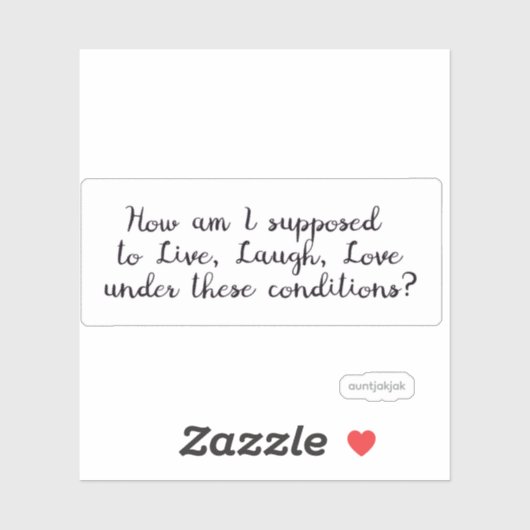 Autocollant vinyle sur mesure (Feuille)