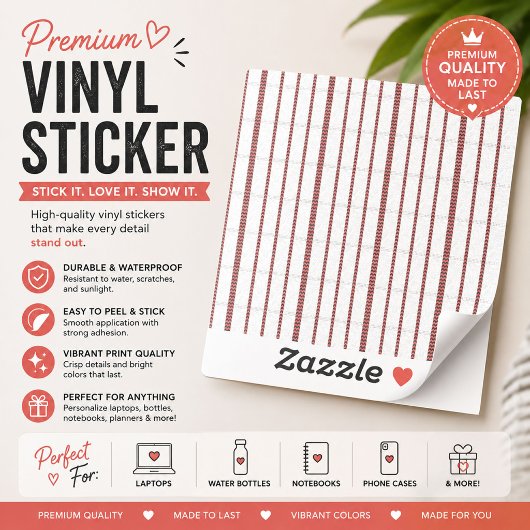 Autocollant vinyle sur mesure