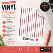 Autocollant vinyle sur mesure