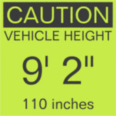 Autocollant vinyle sur mesure (Devant)