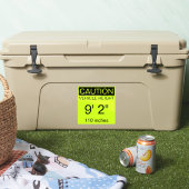 Autocollant vinyle sur mesure (Glacière)