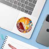 Autocollant vinyle sur mesure (Ordinateur portable avec iPhone)