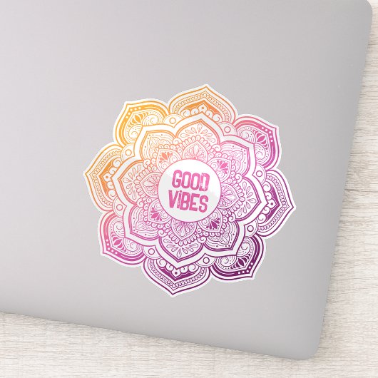 Autocollant vinyle sur mesure Auri Mandala