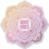 Autocollant vinyle sur mesure Auri Mandala (Devant)
