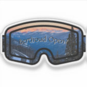 Autocollant vinyle sur mesure Berthoud Open (Devant)