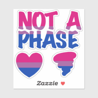 Autocollant vinyle sur mesure Bisexuel Pas une pha
