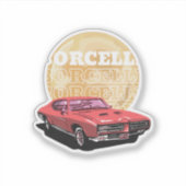 Autocollant vinyle sur mesure BORCELLE (Devant)
