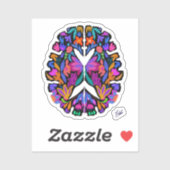 Autocollant vinyle sur mesure Brainy (Feuille)