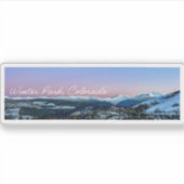 Autocollant vinyle sur mesure Continental Divide (Devant)