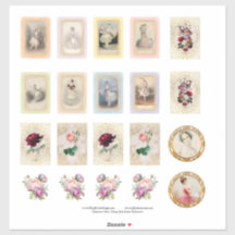 Autocollant vinyle sur mesure de ballerines vintag