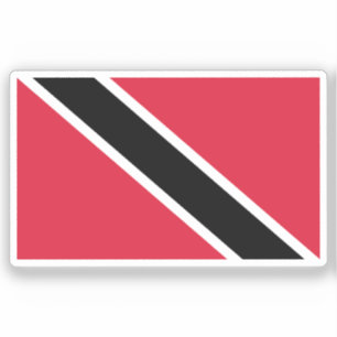 Autocollant vinyle sur mesure Drapeau Trinité-et-T