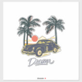 Autocollant vinyle sur mesure Dream (Feuille)