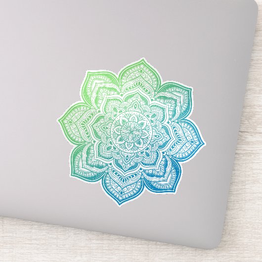 Autocollant vinyle sur mesure Elowyn Mandala (Détail)