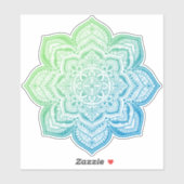Autocollant vinyle sur mesure Elowyn Mandala (Feuille)