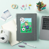 Autocollant vinyle sur mesure Gardien de but de fo (Couverture iPad)