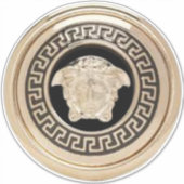 Autocollant vinyle sur mesure Gorgone dorée / Médu (Devant)