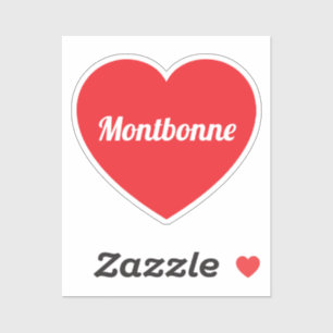 Autocollant vinyle sur mesure Montbonne