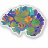 Autocollant vinyle sur mesure pour cerveau (Devant)