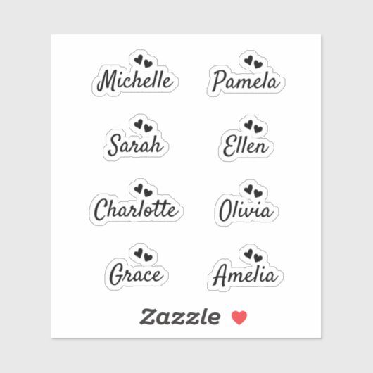 Autocollant vinyle sur mesure pour coffret cadeau (Feuille)