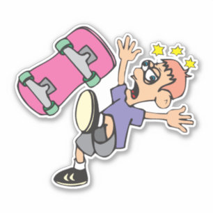 Autocollant vinyle sur mesure pour skateboardeur