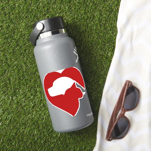 Autocollant vinyle sur mesure Red Cat (HydroFlask Insitu)
