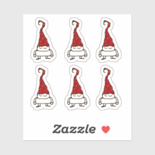 Autocollant vinyle sur mesure Red Hat Gnome Troll