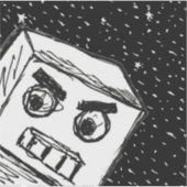 Autocollant vinyle sur mesure Robot Rapide KARL (Devant)