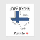 Autocollant vinyle sur mesure Texfinn à 100% (Feuille)