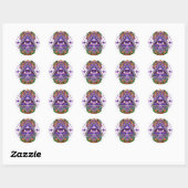 Autocollant Violet Lunar Eye (Feuille)