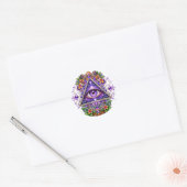 Autocollant Violet Lunar Eye (Enveloppe)