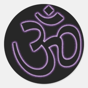 Autocollant violet Ohm