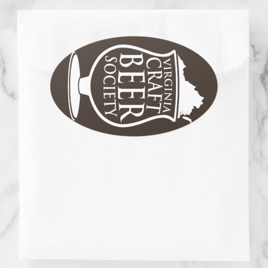 Autocollant Virginia Craft Beer Society (Sac)