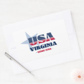 Autocollant Virginia My Home State (Enveloppe)