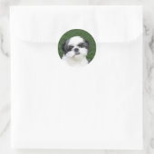 Autocollant visage Shih Tzu (Sac)