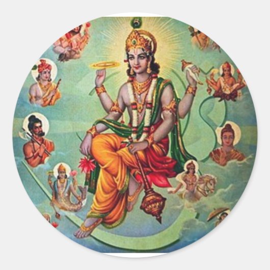 autocollant vishnu (Devant)