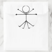 Autocollant Vitruvian (Sac)