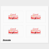 Autocollant voisin du bon matin (Feuille)