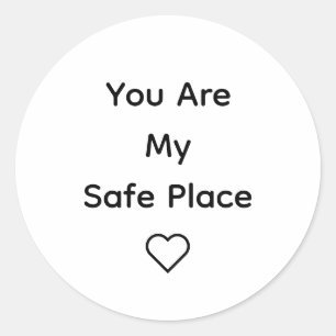 Autocollant Vous Êtes Mon Refuge