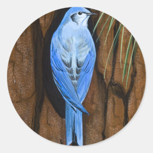 Autocollant "Vraiment bleu"