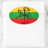 Autocollant Vytis Shadow Lietuva (Sac)