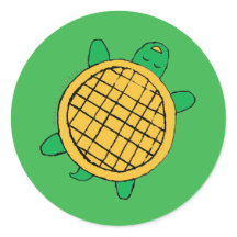 autocollant Waffle Turtles