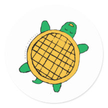 autocollant Waffle Turtles
