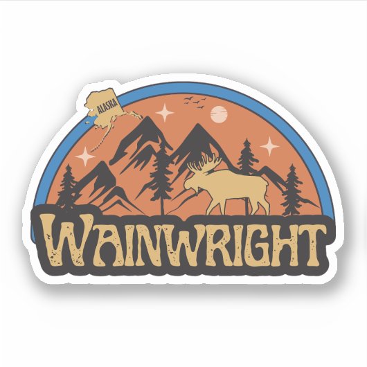 Autocollant Wainwright, Alaska (Devant)